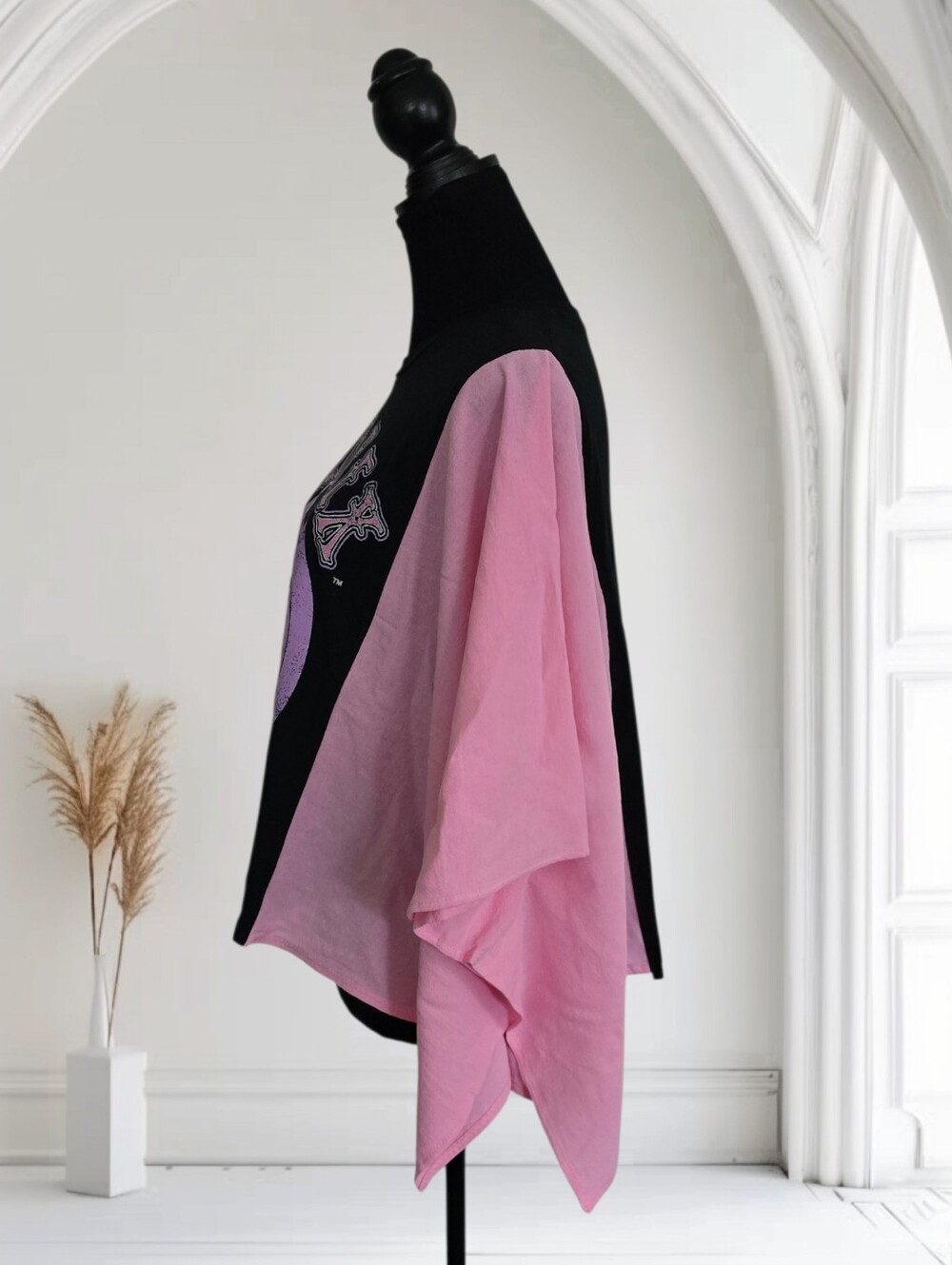 Upcycled Jimi Hendrix Band Tee With Flowy Sleeves - Picture 4 of 6